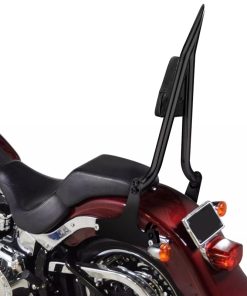 Alternative view of "Tio-style" Sissybar til Softail, blank sort, 06-17
