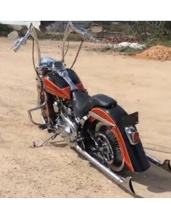 Alternative view of Fish-tails, dobbelt eksosanlegg til Softail 00-17