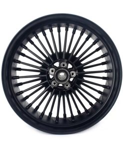 Alternative view of Helstøpt aluminium fat-spoke bakfelg 5,50" X 18", Sort